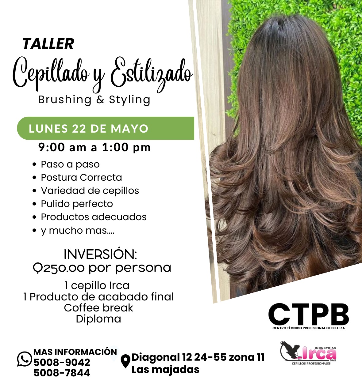 Taller Cepillado y Estilizado Guatemala